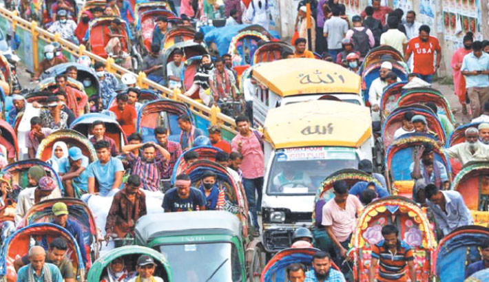 Gridlock, chaos plague Ukhiya streets in Cox’s Bazar