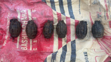 6 grenades recovered from canal in Bogura