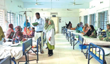 Natore’s Bagatipara hospital struggles amid surge in fever, diarrhoea patients