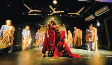 Greek play ‘Tarpan Bahakera’ premieres at Shilpakala today