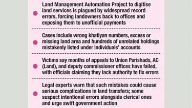 Landowners trapped in digital 'maze' of errors