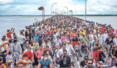 Mawlana Bhashani Bridge over Teesta opens to traffic