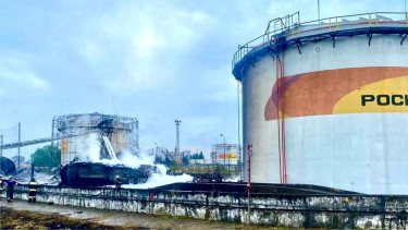 Russian fuel prices surge after Ukraine hits refineries