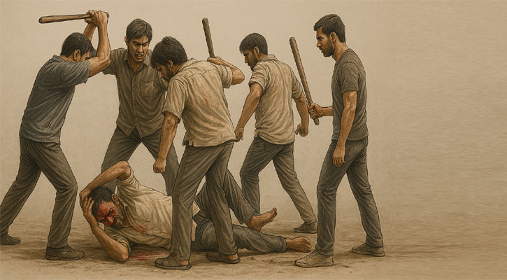 Two policemen injured trying to rescue man from mob in Mymensingh