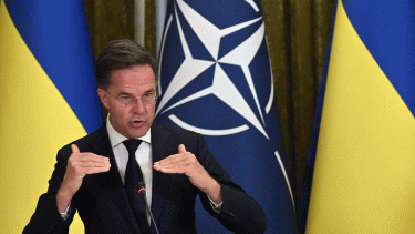 NATO chief calls for 'robust security guarantees' on Ukraine visit