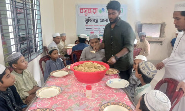 Bashundhara Shuvosangho hosts meal, Quran recitation and prayer at Munshiganj orphanage