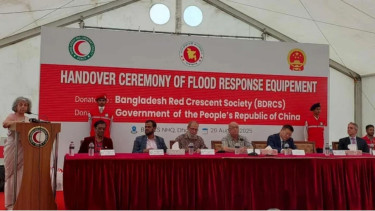 China donates $1.5m worth of emergency flood response equipment to BDRCS
