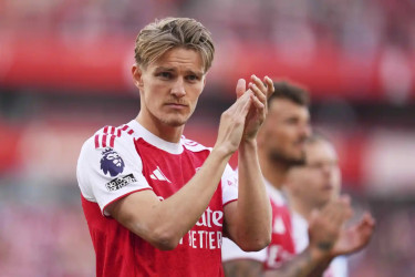Odegaard’s inclusion in Norway squad eases injury concern for Arsenal