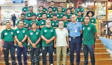 Hockey team departs for Asia Cup