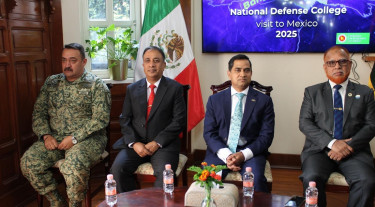 National Defence College team visits Bangladesh Embassy in Mexico