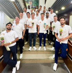 Netherlands arrive in Sylhet for T20I series