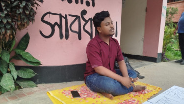 JUCSU VP candidate on hunger strike demanding dope test