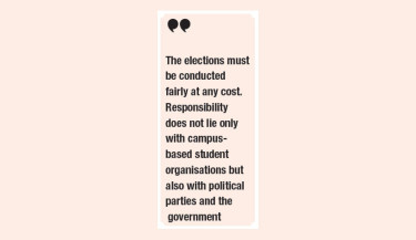 Student union polls are a rehearsal for national election