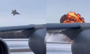 Pilot's 50-minute chat with engineers, then F-35 fighter jet's freefall