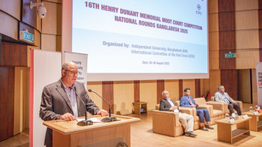 ICRC, Independent University Bangladesh launch 16th Henry Dunant Memorial Moot Court Competition