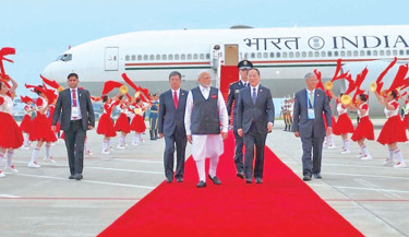 India’s Modi among world leaders arrive in China