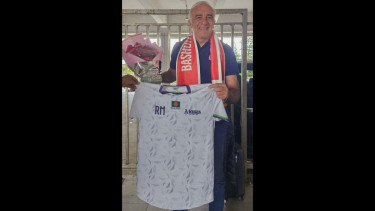 Kings coach Mario Gomez arrived today