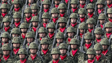 Pacifist Japan struggles to boost troops as China anxiety grows
