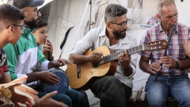 A music teacher uses Gaza’s relentless soundtrack of war to resist Israel