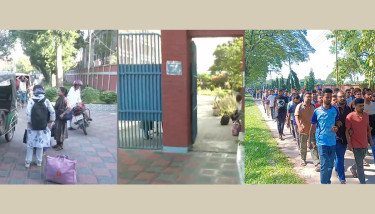 BAU students reject hall evacuation order, stage protests