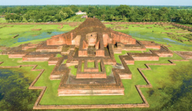 Somapura Mahavihara, a UNESCO World Heritage site in Naogaon, showcases the country’s rich cultural heritage. Despite being a popular tourist destination, visitor numbers remain low due to the hot and humid weather. The snap was taken on Monday. SM Mostafijur Rahman