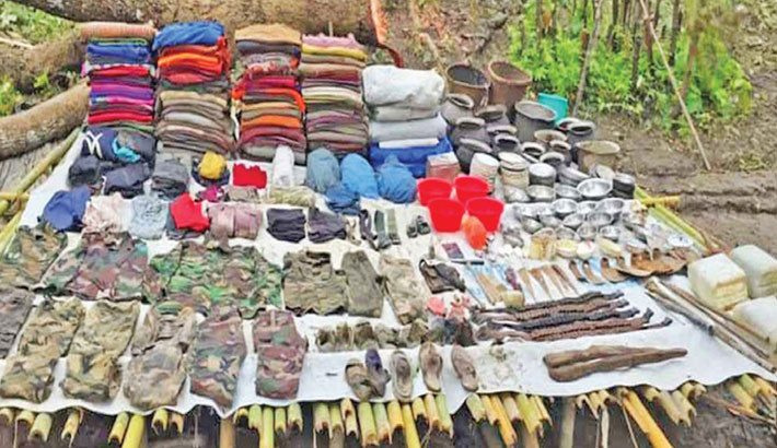 Army detects KNA training camp in Ruma