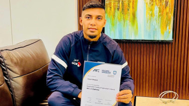 Jamal Bhuyan earns AFC ‘A’ coaching license