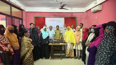 Sewing training for underprivileged women launched in Jashore