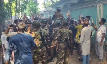 1 killed in clashes over Nural Pagla’s controversial shrine at Rajbari