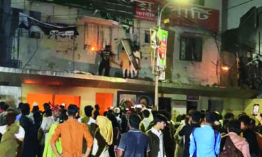 2 sustain bullet wounds during police-arsonist clash near JaPa office