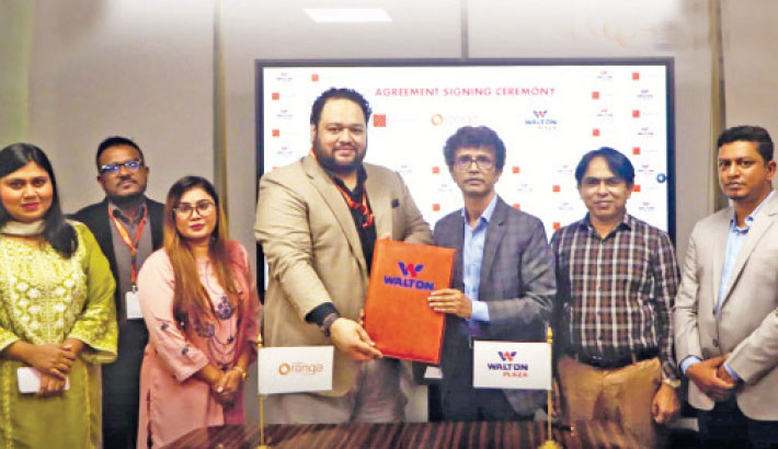 Banglalink’s Orange 
Club members to enjoy discount at Walton Plaza