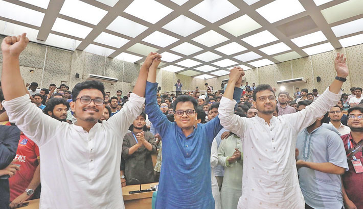 Victory for July generation, DU students