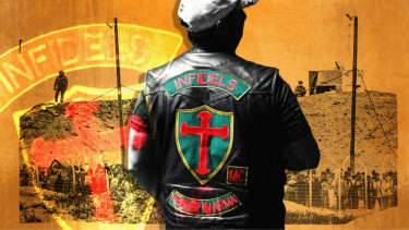 Anti-Islamic US biker gang members run security at deadly Gaza aid sites
