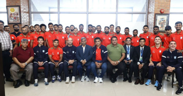 Uncertainty ends as Bangladesh national football team arrives home