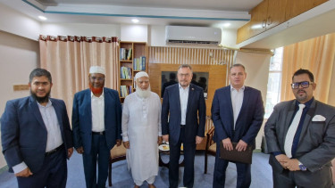 Russian ambassador holds courtesy meeting with Jamaat chief