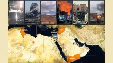 Israel attacked six countries in 72 hours