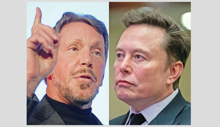 Musk’s title of richest person challenged by Oracle’s Ellison