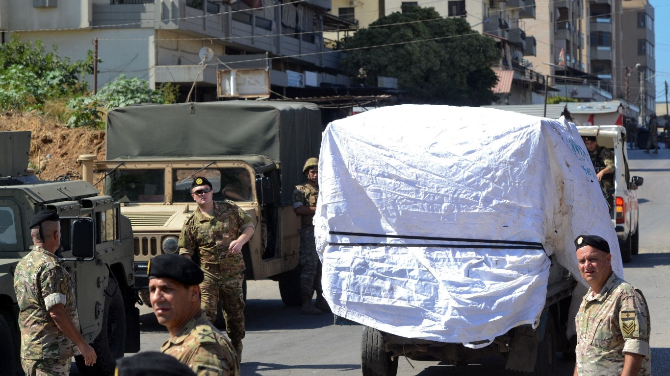 Palestinian factions hand over weapons from largest Lebanon refugee camp