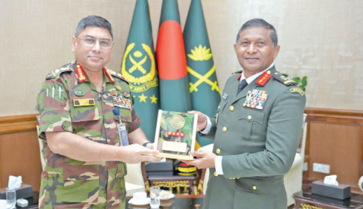 Busy day for Maldives defence chief at Dhaka Cantonment