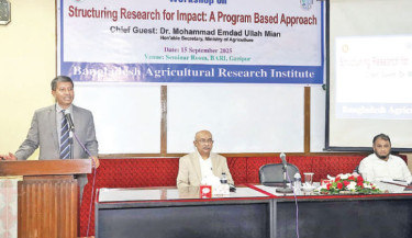 BARI holds workshop on programme-based agricultural research