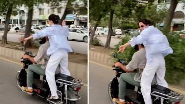 Hania Aamir faces backlash over bike dance video