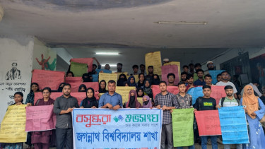 Shuvosangho hosts a poster exhibition at JnU on sleep awareness