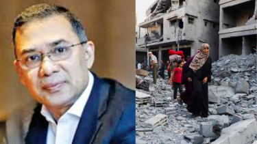 Tarique Rahman calls for immediate ceasefire, humanitarian aid into Gaza