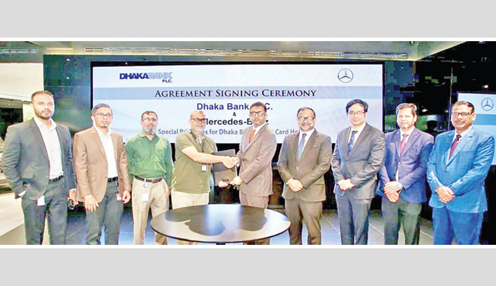 Dhaka Bank cardholders to get 10% off at Mercedes-Benz 2S Center