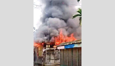 4 shrines vandalised, set on fire in Cumilla