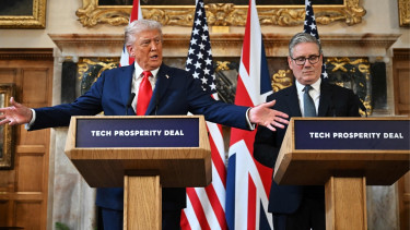Disagree with UK PM over Palestinian state: Trump
