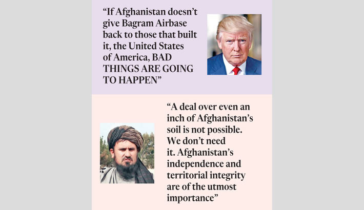 Taliban deny US Bagram air base after Trump threat