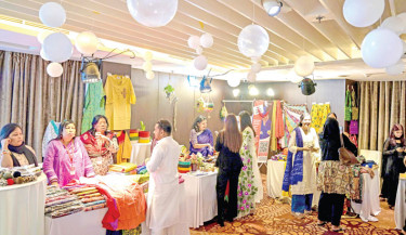 Visitors explore handcrafted products by women artisans and entrepreneurs during the Women of Worth and Wonder (WOW) Market in Dhaka on Saturday, a platform to support local livelihoods and celebrate women’s empowerment. — PHOTO: AFP