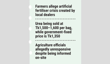 Artificial fertiliser crisis inflates prices in Teknaf