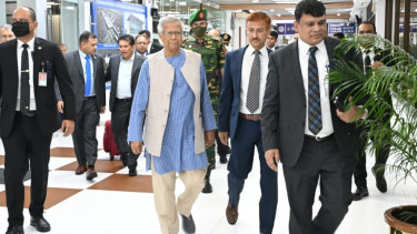 CA leaves for New York with Fakhrul, Jamaat and NCP leaders